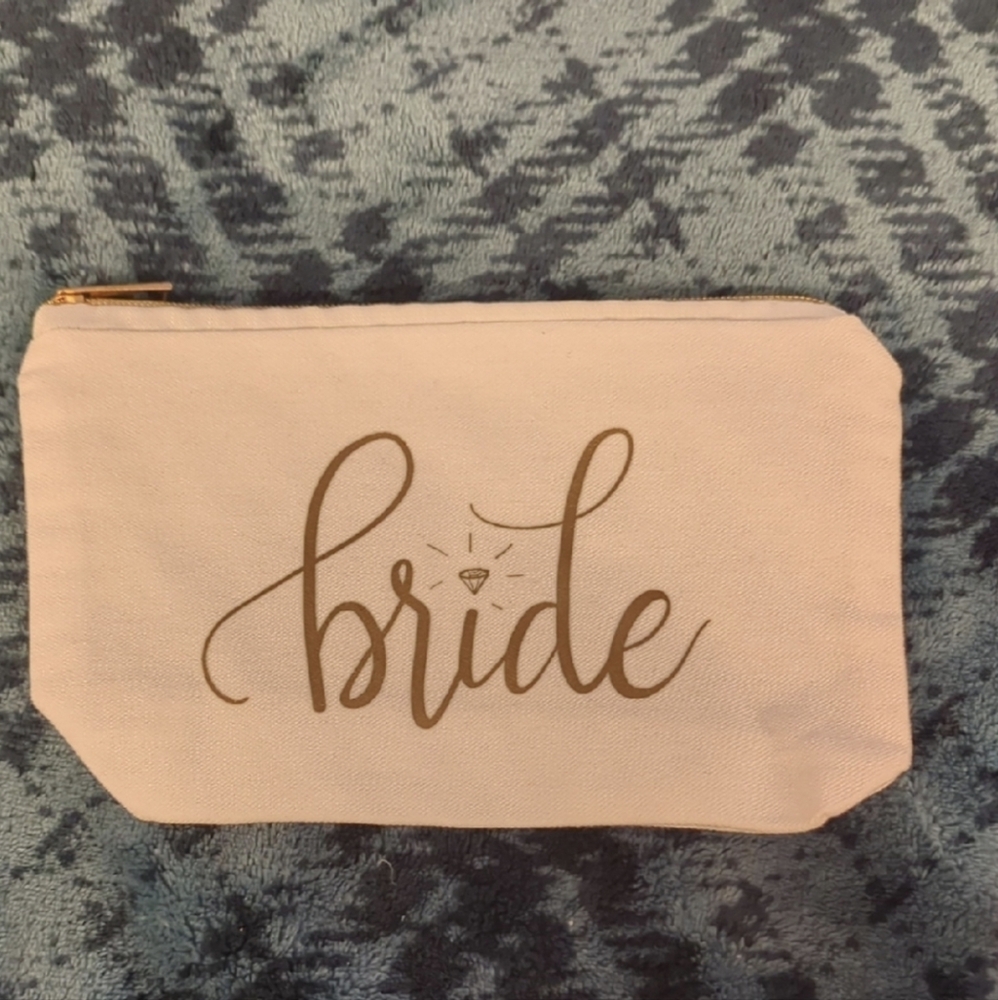 White Bride Makeup Bag